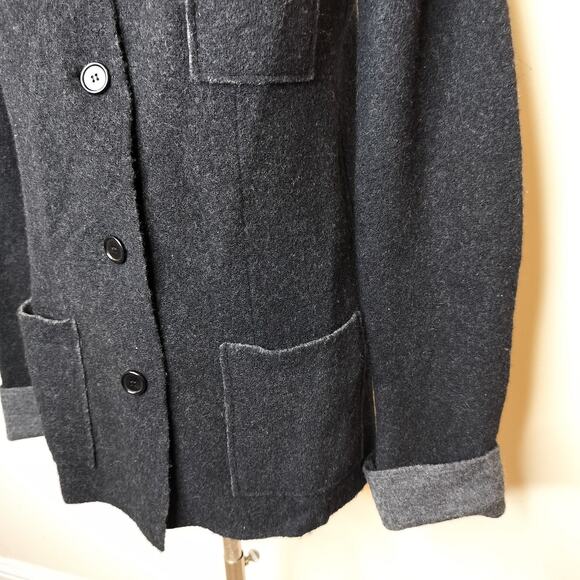 Vintage Country Shop Wool Cardigan Sweater Double Face - Picture 5 of 8